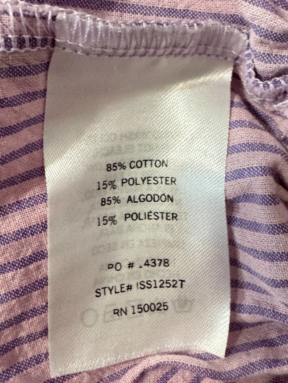 JACQUIE THE LABEL Striped Cropped Peasant Top - Picture 6 of 9